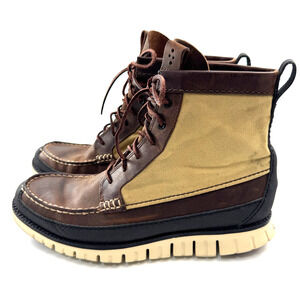 Cole Haan Zerogrand Leather Tall Boot Brown Men Size 9M Z111123 *
